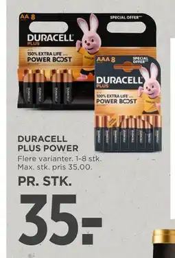 MENY DURACELL PLUS POWER tilbud