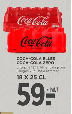 MENY COCA- COLA ELLER COCA-COLA ZERO tilbud