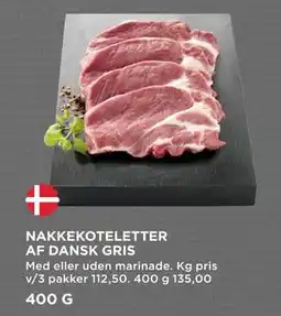 MENY NAKKEKOTELETTER AF DANSK GRIS tilbud