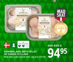 MENY HIMMERLAND BRYSTFILET AF DANSK KYLLING tilbud