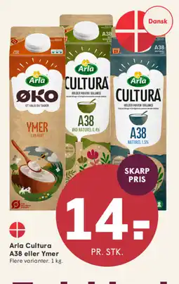 SPAR Arla Cultura A38 eller Ymer tilbud