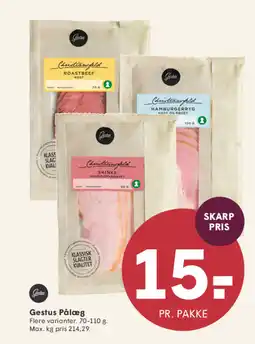 SPAR Gestus Pålæg tilbud