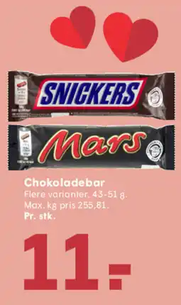 SPAR Chokoladebar tilbud
