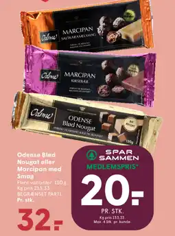 SPAR Odense Blød Nougat eller Marcipan med Smag tilbud