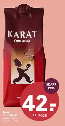 SPAR Karat Formalet Kaffe tilbud