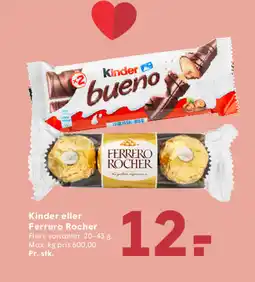 SPAR Kinder eller Ferrero Rocher tilbud