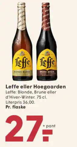 SPAR Leffe eller Hoegaarden tilbud