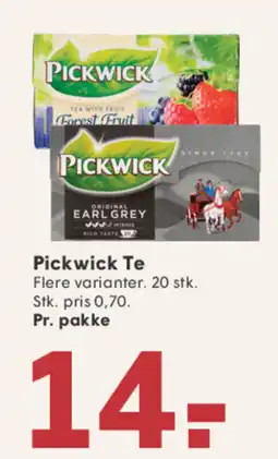 SPAR Pickwick Te tilbud