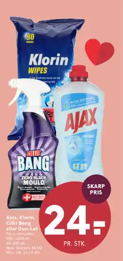SPAR Ajax, Klorin, Cillit Bang eller Dun-Let tilbud