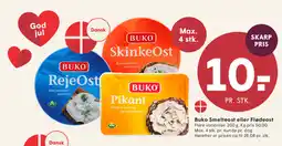SPAR Buko Smelteost eller Flødeost tilbud