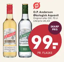 SPAR O.P. Anderson Økologisk Aquavit tilbud