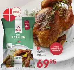SPAR Dansk Hel Kæmpe kylling tilbud