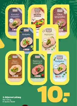 Netto 3-Stjernet pålæg tilbud