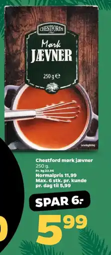 Netto Chestford mørk jævner tilbud