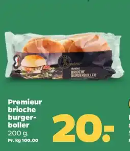 Netto Premieur brioche burger- boller tilbud