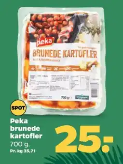 Netto Peka brunede kartofler tilbud