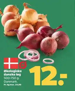 Netto Økologiske danske løg tilbud