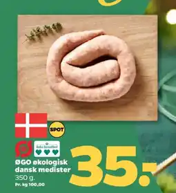 Netto ØGO økologisk dansk medister tilbud