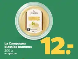 Netto La Campagna klassisk hummus tilbud