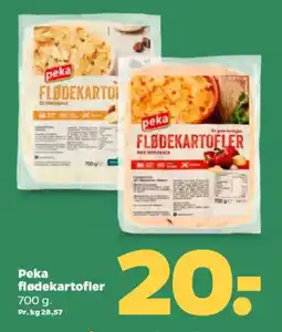 Netto Peka flødekartofler tilbud