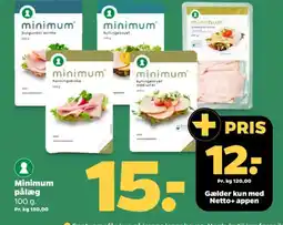 Netto Minimum pålæg tilbud