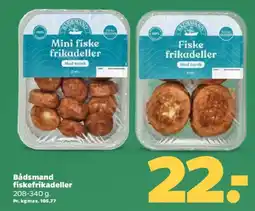 Netto Bådsmand fiskefrikadeller tilbud