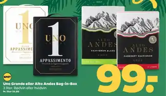 Netto Uno Grande eller Alto Andes Bag-in-Box tilbud