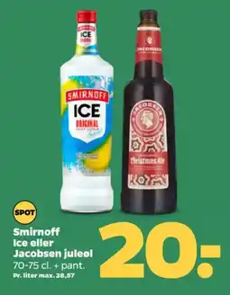 Netto Smirnoff Ice eller Jacobsen juleøl tilbud