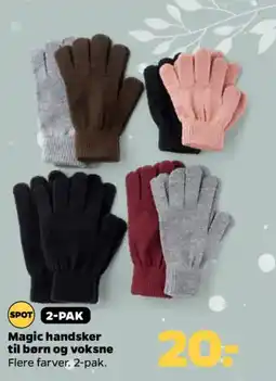 Netto Magic handsker til børn og voksne tilbud