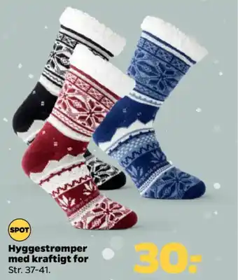 Netto Hyggestrømper med kraftigt for tilbud