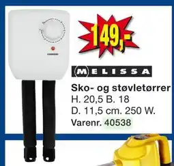 Harald Nyborg Sko- og støvletørrer tilbud