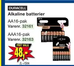 Harald Nyborg Alkaline batterier tilbud