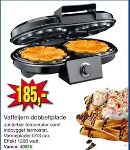 Harald Nyborg Vaffeljern dobbeltplade tilbud