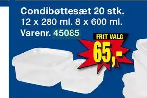 Harald Nyborg Condibøttesæt 20 stk tilbud