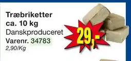 Harald Nyborg Træbriketter ca. 10 kg tilbud