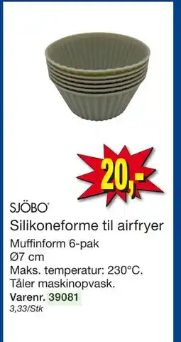 Harald Nyborg Silikoneforme til airfryer tilbud