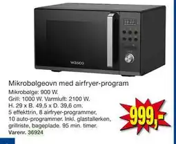 Harald Nyborg Mikrobølgeovn med airfryer-program tilbud