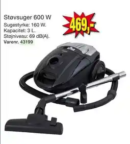 Harald Nyborg Støvsuger 600 W tilbud