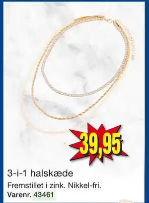 3-i-1 halskæde