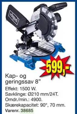 Harald Nyborg Kap- og geringssav 8” tilbud