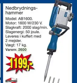 Harald Nyborg Nedbrydningshammer tilbud