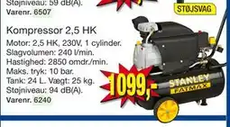 Harald Nyborg Kompressor 2,5 HK tilbud