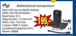 Harald Nyborg Batteridrevet kompressor tilbud