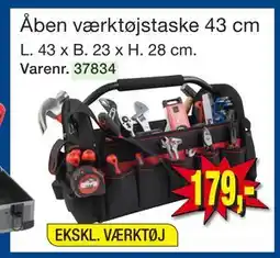 Harald Nyborg Åben værktøjstaske 43 cm tilbud