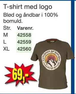 Harald Nyborg T-shirt med logo tilbud