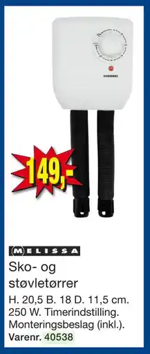 Harald Nyborg Sko- og støvletørrer tilbud