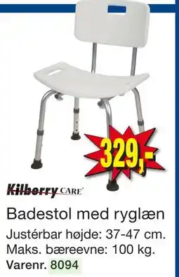 Harald Nyborg Badestol med ryglæn tilbud