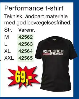 Harald Nyborg Performance t-shirt tilbud