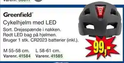 Harald Nyborg Cykelhjelm med LED tilbud