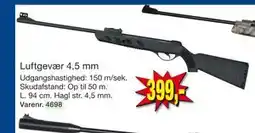 Harald Nyborg Luftgevær 4,5 mm tilbud